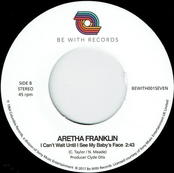 Aretha Franklin - One Step Ahead (7") Be With Records Vinyl