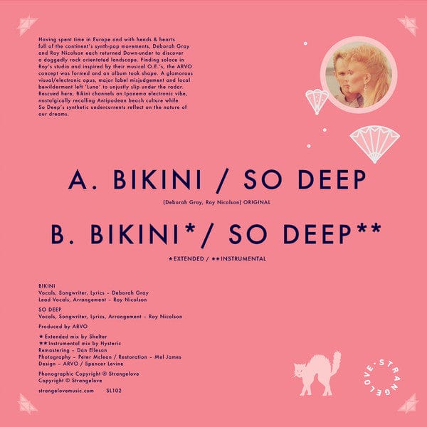 Arvo - Bikini (12") Strangelove Music Vinyl