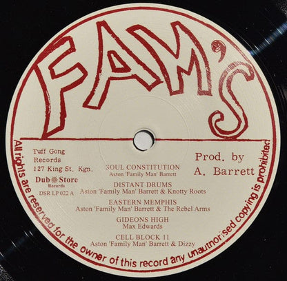 Aston ‘Family Man‘ Barrett* & The Wailers Band - Soul Constitution: Instrumentals & Dubs 1971 – 1982 (2xLP) Dub Store Records,Fam's Vinyl 4571179531368