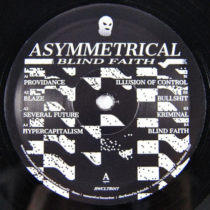 Asymmetrical - Blind Faith (LP, Album, Ltd) on Raw Culture at Further Records