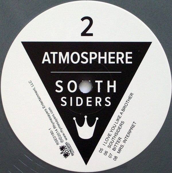 Atmosphere (2) - Southsiders (2xLP) Rhymesayers Entertainment Vinyl 826257018014