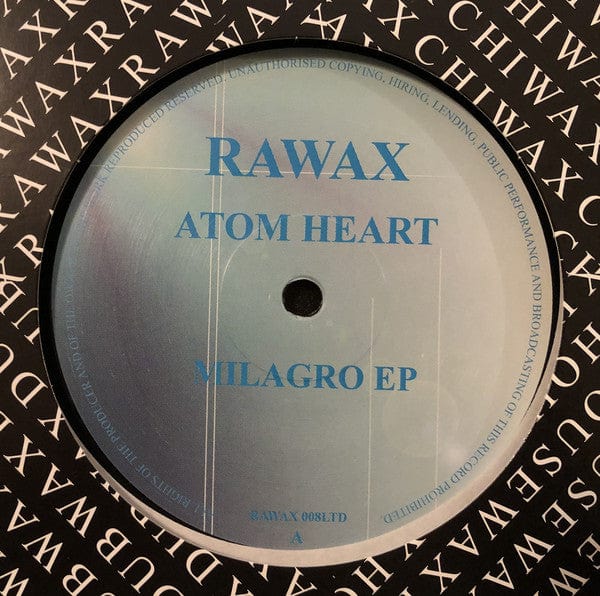 Atom Heart - Milagro EP (12") Rawax Vinyl