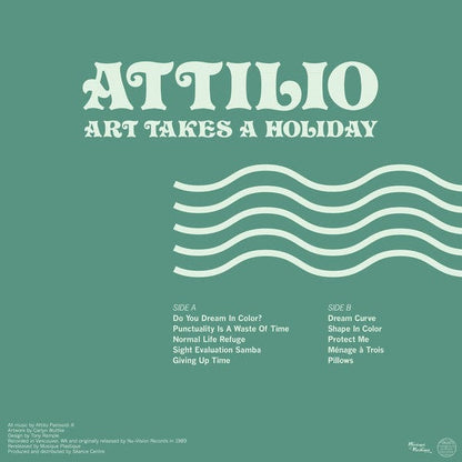Attilio (9) - Art Takes A Holiday (LP, RE) Musique Plastique