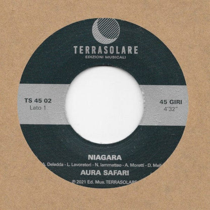 Aura Safari - Niagara / Agua de Luna (7") Terrasolare Vinyl