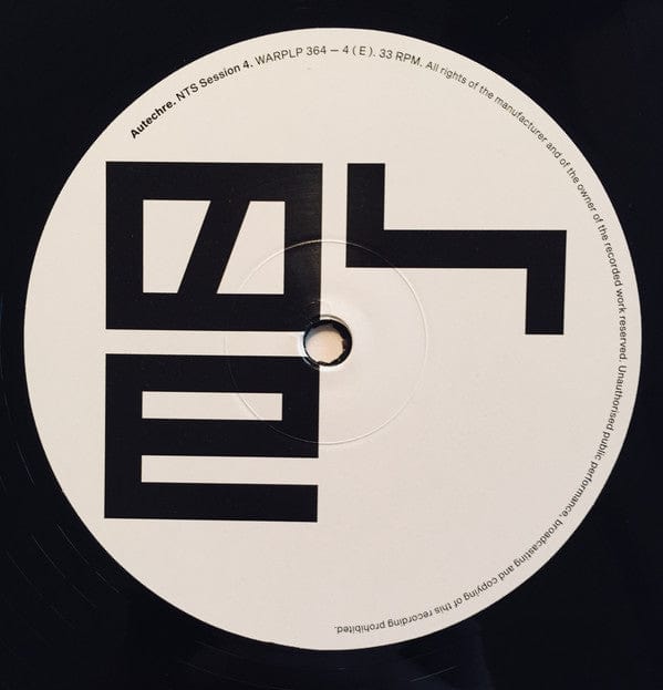 Autechre - NTS Session 4 (3xLP) Warp Records