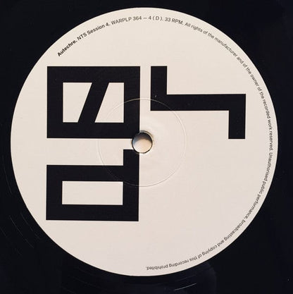 Autechre - NTS Session 4 (3xLP) Warp Records