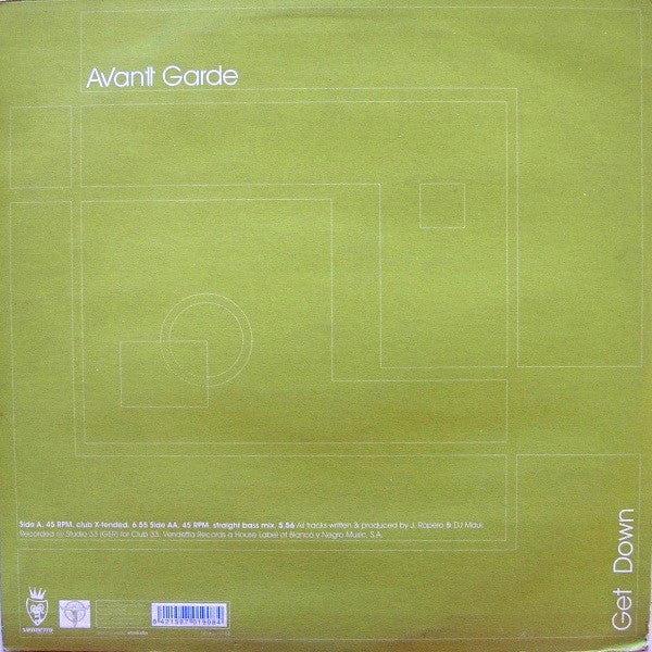 Avant Garde - Get Down (12") Vendetta Records