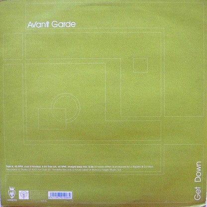 Avant Garde - Get Down (12") Vendetta Records