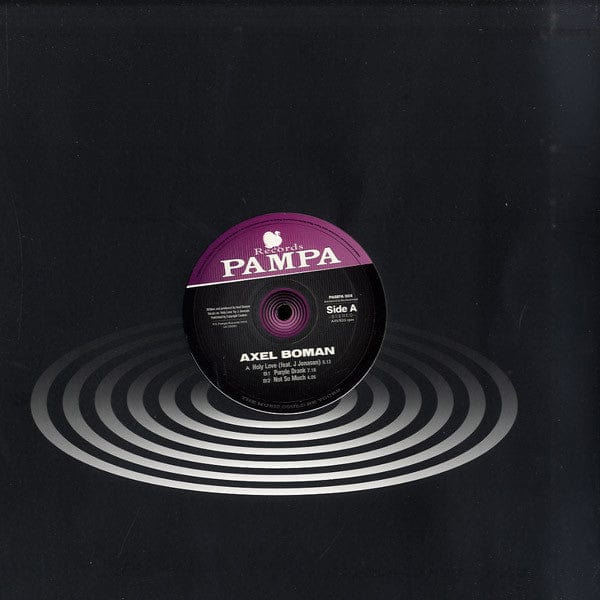 Axel Boman - Holy Love (12") Pampa Records Vinyl 827170358461