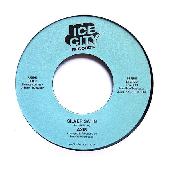 Axis (40) - Silver Satin / Runaway Love (7") Ice City Records Vinyl