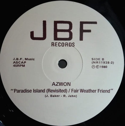 Azwon - Paradise Island (12", RE) Pressure Makes Diamonds, JBF Records (3)