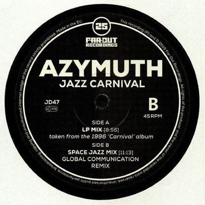 Azymuth - Jazz Carnival (12", RE, RM, 180) on Far Out Recordings at Further Records