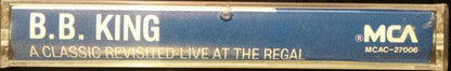B.B. King – A Classic Revisited - Live At The Regal (Cassette, MCA Records, 1980) Image 3
