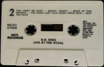 B.B. King – A Classic Revisited - Live At The Regal (Cassette, MCA Records, 1980) Image 5