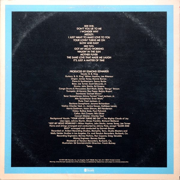 B.B. King - King Size (LP, Album) ABC Records