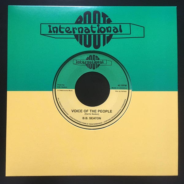 B.B. Seaton - Voice of the People (7") Roots International, Jamwax Vinyl