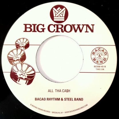 Bacao Rhythm & Steel Band – Great To Be Here (7", Big Crown Records, 2019) Back Cover