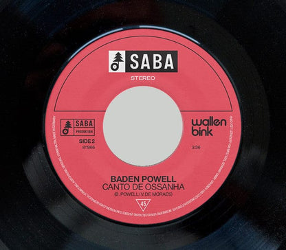 Baden Powell - Sarava / Canto De Ossanha (7") SABA,WallenBink Vinyl