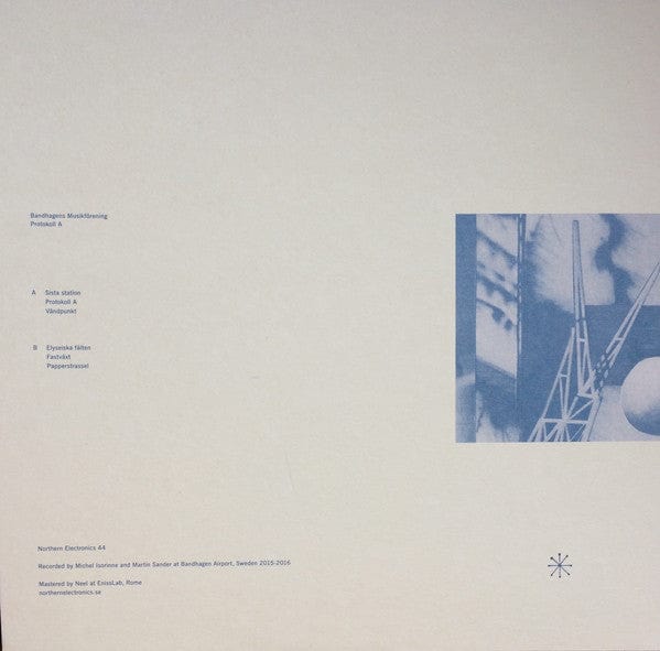 Bandhagens MusikfÃ¶rening - Protokoll A (LP, Album) Northern Electronics