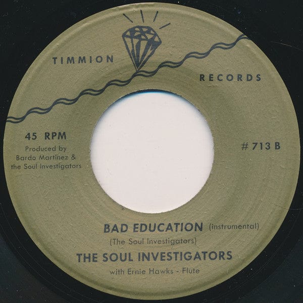 Bardo Martinez And The Soul Investigators - Bad Education (7") on Timmion Records at Further Records