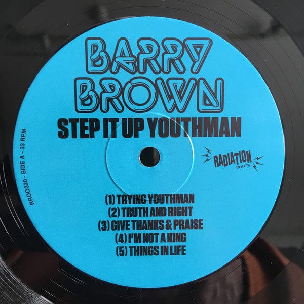 Barry Brown - Step It Up Youthman (LP, Album, RE) on Radiation Roots at Further Records
