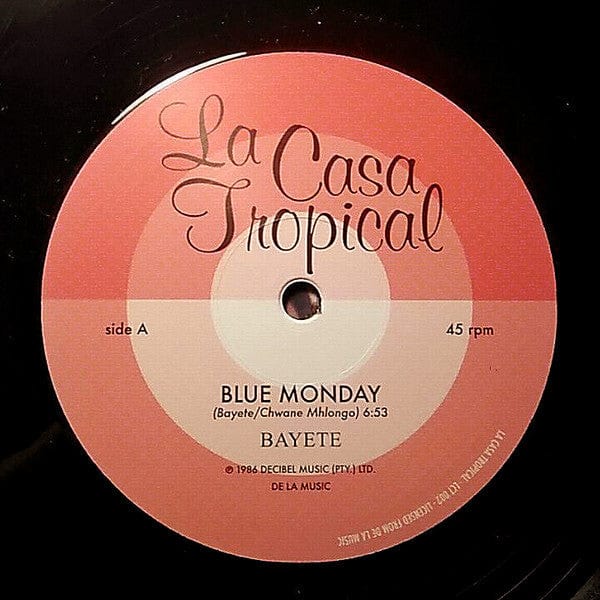 Bayete - Blue Monday (12") La Casa Tropical Vinyl
