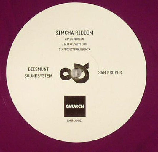 Beesmunt Soundsystem & San Proper - Simcha Riddim (12") Church Vinyl