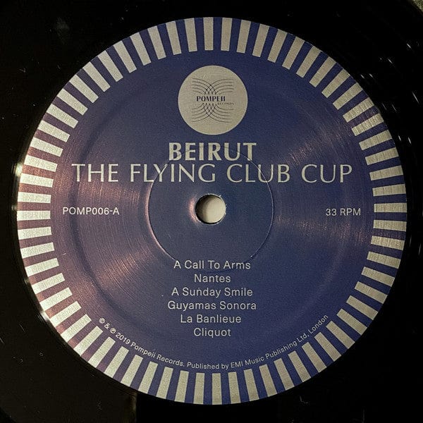 Beirut – The Flying Club Cup (LP, Pompeii Records, 2019) Image 3