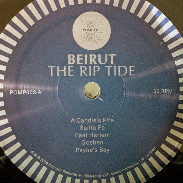 Beirut - The Rip Tide (LP) Pompeii Records (2) Vinyl 655035012315