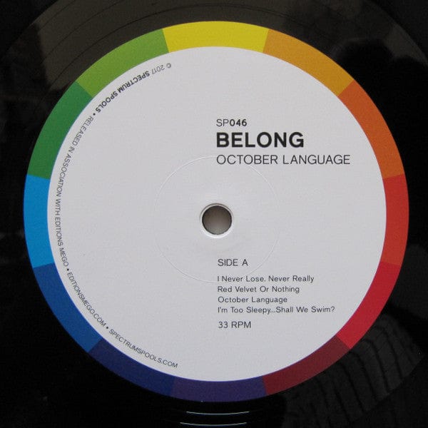 Belong - October Language (LP) Spectrum Spools Vinyl 5050580687813