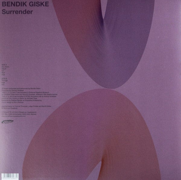 Bendik Giske - Surrender (LP) on Smalltown Supersound at Further Records