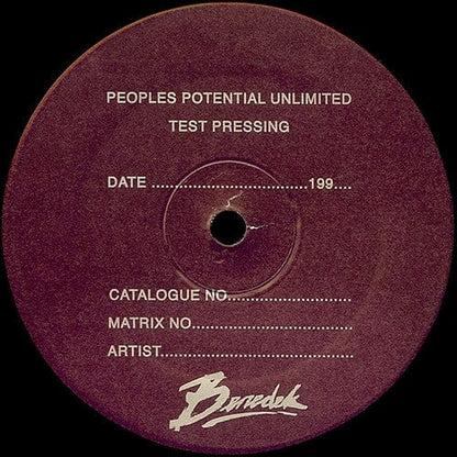 Benedek - Test Pressing (LP) Peoples Potential Unlimited