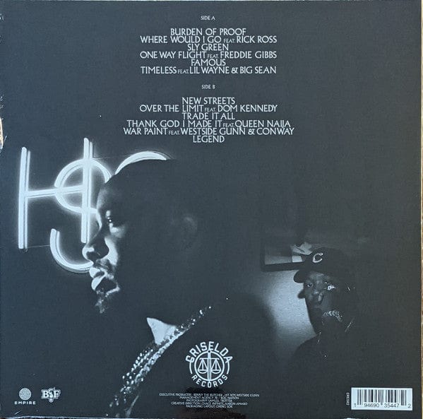 Benny The Butcher* - Burden Of Proof (LP, Album) on Further Records at Further Records