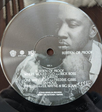 Benny The Butcher* - Burden Of Proof (LP, Album) on Further Records at Further Records