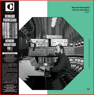 Bernard Parmegiani - Mémoire Magnétique, Vol 1. (Compilation De Bandes Magnétiques Inédites (1966-1990)) (LP) Transversales Disques Vinyl 3760179354591