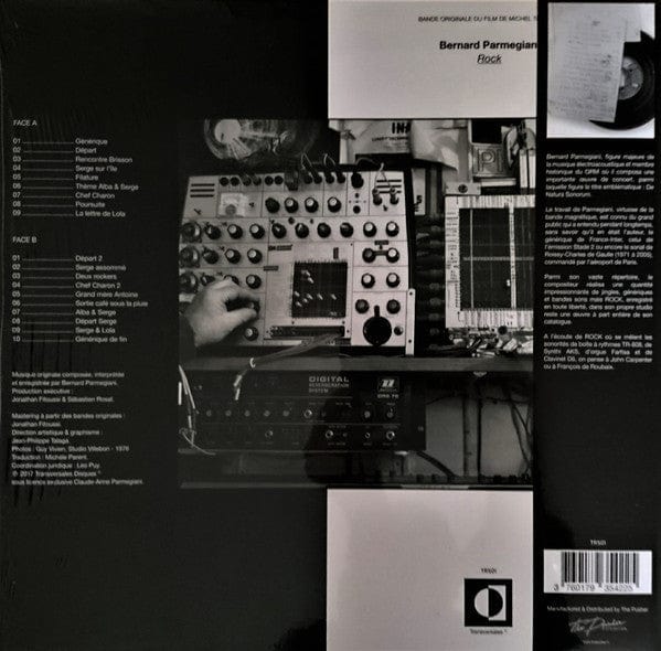 Bernard Parmegiani - Rock (Bande Originale Du Film) (LP, Ltd, RM) Transversales Disques