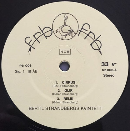 Bertil Strandbergs Kvintett – Cirrus (LP, Frederiksberg Records, 2019) Image 4