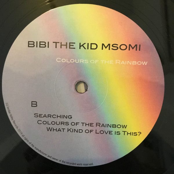 Bibi Msomi - Colours Of The Rainbow  (LP) Jordan Valley Records Vinyl