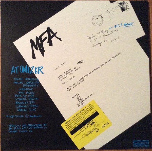 Big Black - Atomizer (LP) – Further Records