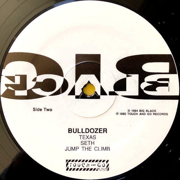 Big Black – Bulldozer (12", Touch And Go, 2013) Image 4