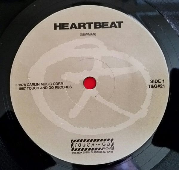 Big Black - Heartbeat (7") Touch And Go Vinyl 036172072170
