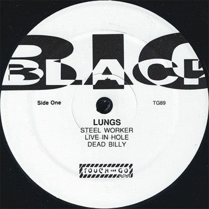 Big Black - Lungs (12") Touch And Go Vinyl 036172078912