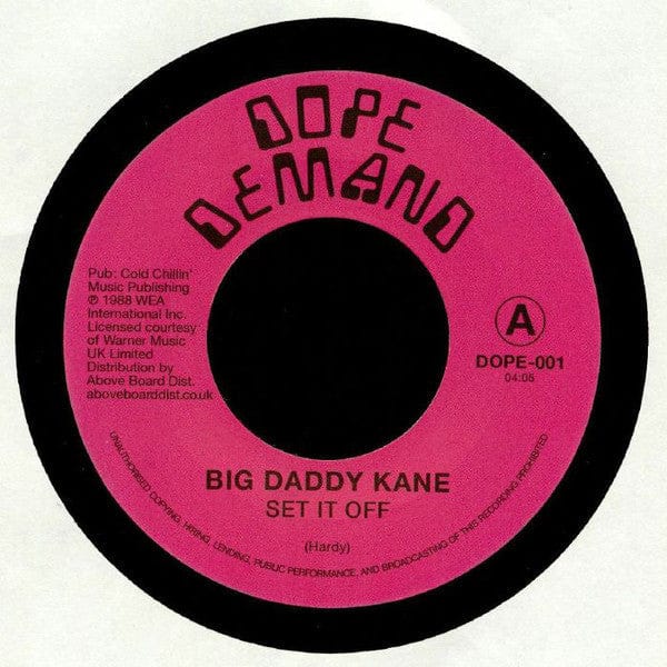 Big Daddy Kane - Set It Off (7") Dope Demand (2)