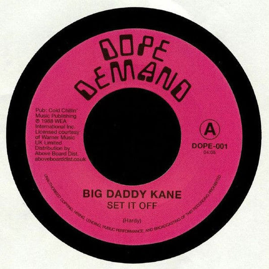 Big Daddy Kane - Set It Off (7") Dope Demand (2)