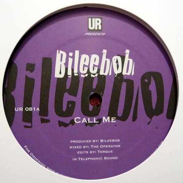 Bileebob - Call Me (12") Underground Resistance Vinyl