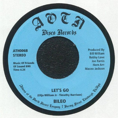 Bileo - You Can Win / Let's Go (7") Athens Of The North Vinyl