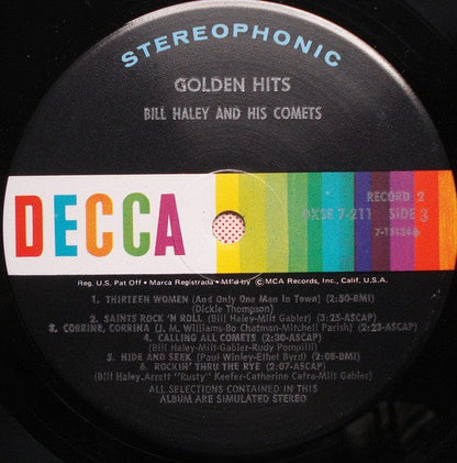 Bill Haley And His Comets - Golden Hits (2xLP, Comp, Gat) Decca