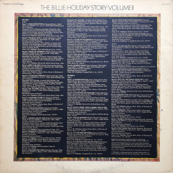 Billie Holiday - The Billie Holiday Story Volume II (2xLP