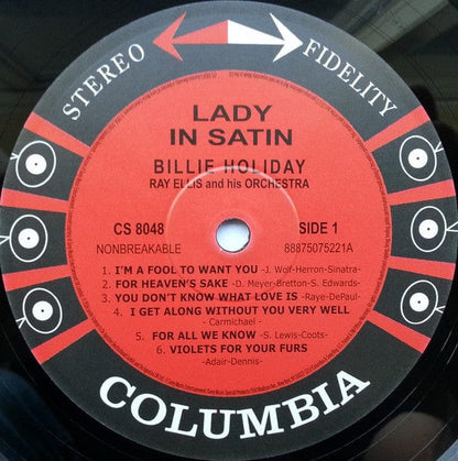 Billie Holiday With Ray Ellis And His Orchestra - Lady In Satin (LP) Columbia,DeAgostini Vinyl 9772052048033