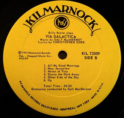 Billy Butler (3) - Billy Butler Plays Via Galactica (LP, Album) Kilmarnock